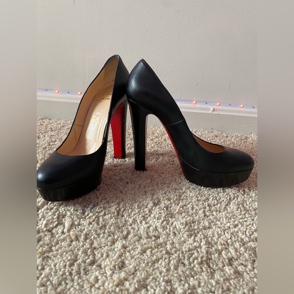 Black Christian Louboutin heels